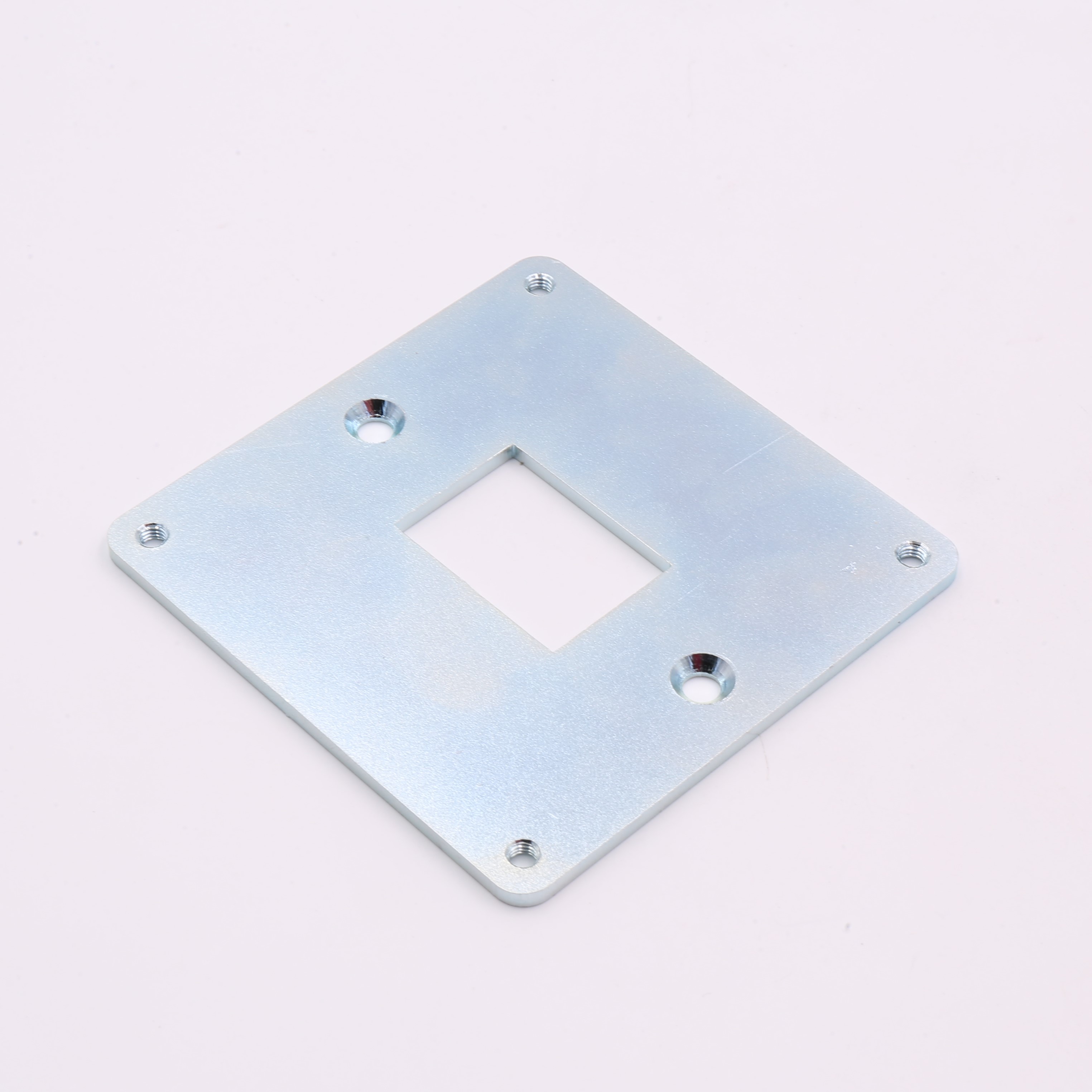 Steel with White-Blue Plated Metal Stamping Plate
